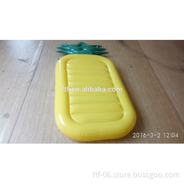 yellow pineapple inflatable floating row,pineapple air mattress,pineapple floating mat